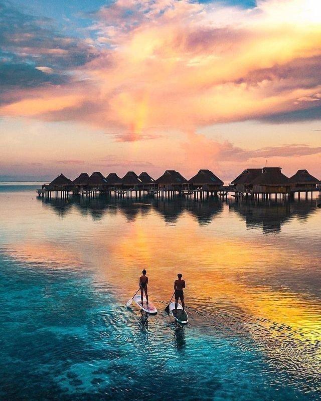 Maldives sunset