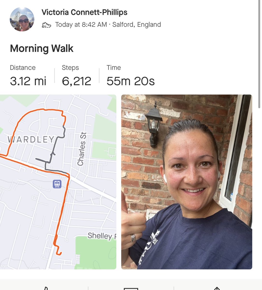 I’m currently doing 28miles in September for <a href="/TeenageCancer/">Teenage Cancer Trust</a> in memory of my younger cousin. I underestimated how far a mile was😂 but I completed 3miles this morning!🙌🏼
If you fancy donating to push me along &amp; reach my target it would be much appreciated🤩
justgiving.com/fundraising/Vi…