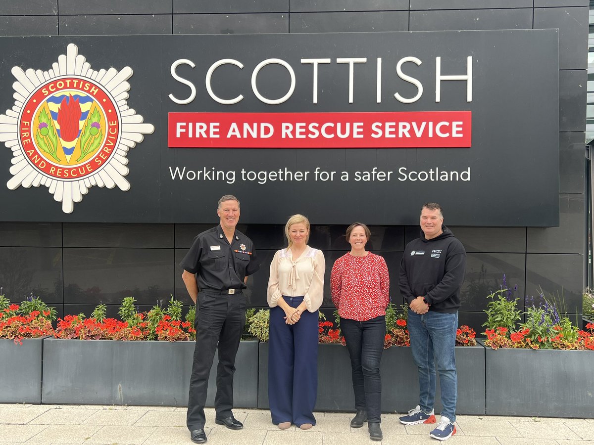 CharlotteConno5's tweet photo. A wonderful trip to see @fireboyle and @andywattSFRS of our @SFRSYourSafety and @AnthonyNolan Partnership. 
Inspiring people and an inspiring partnership that makes an incredible difference saving and improving lives. https://t.co/GfKMc7spcp