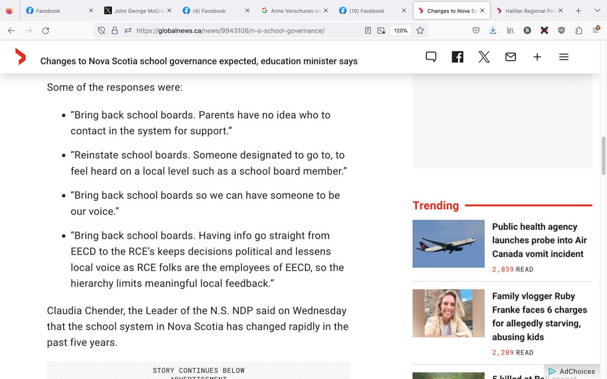 BigJMcC's tweet photo. What are the odds that @TimHoustonNS will follow through on his promise to reinstate school boards?
"Bring back school boards. Parents have no idea who to contact in the system for support.”
Story @zackpowerNL. #nspoli #GlazedOver #ZachChurchill #NSLibs https://t.co/66Zk3Pqlo8 https://t.co/3qShPcNT2g