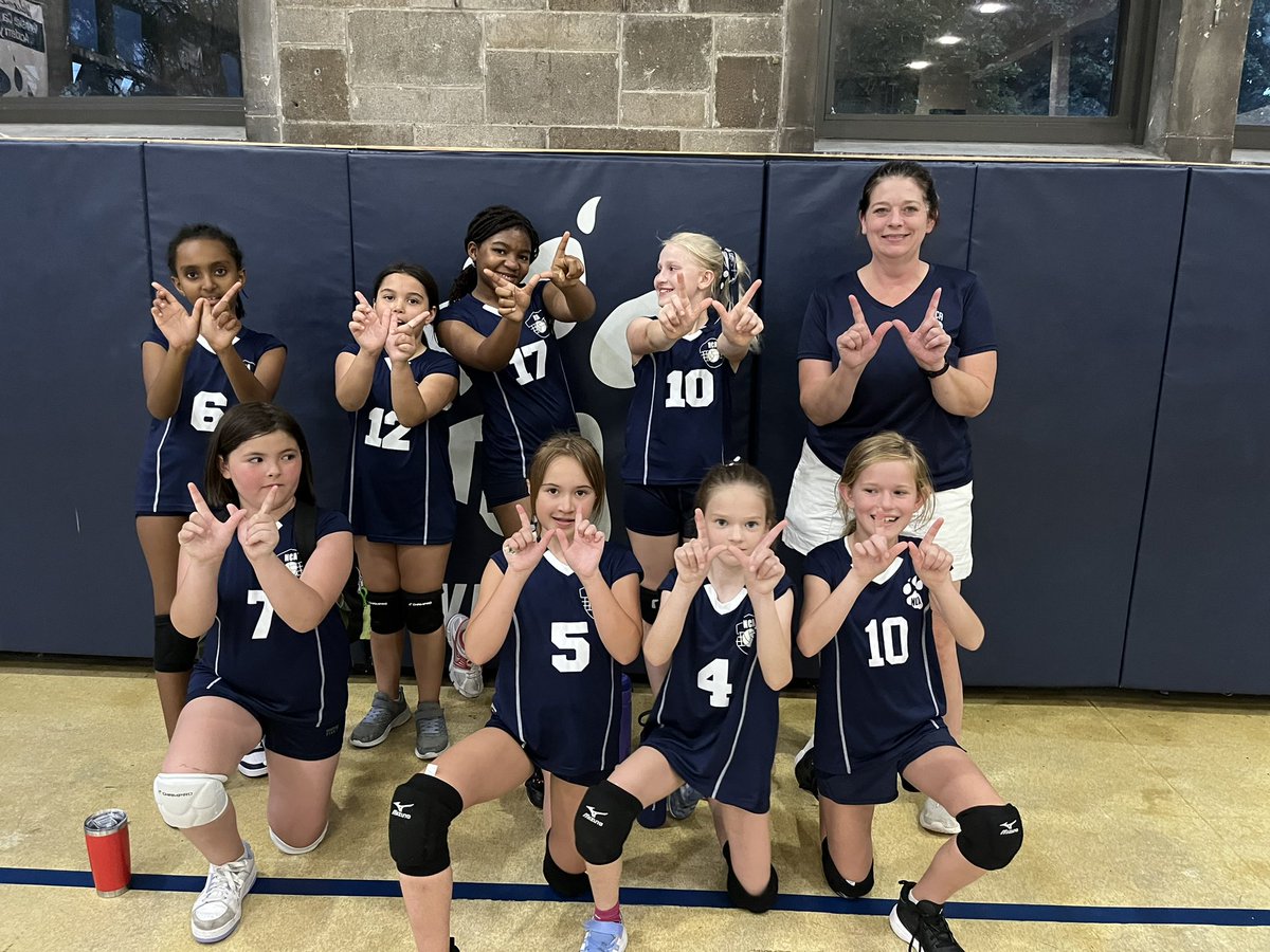 NcaWildcats's tweet photo. Our girls on the 4th and 5th grade Volleyball teams pulled out wins last night. Great job ladies. Keep rolling. https://t.co/u49AJaS0Jt