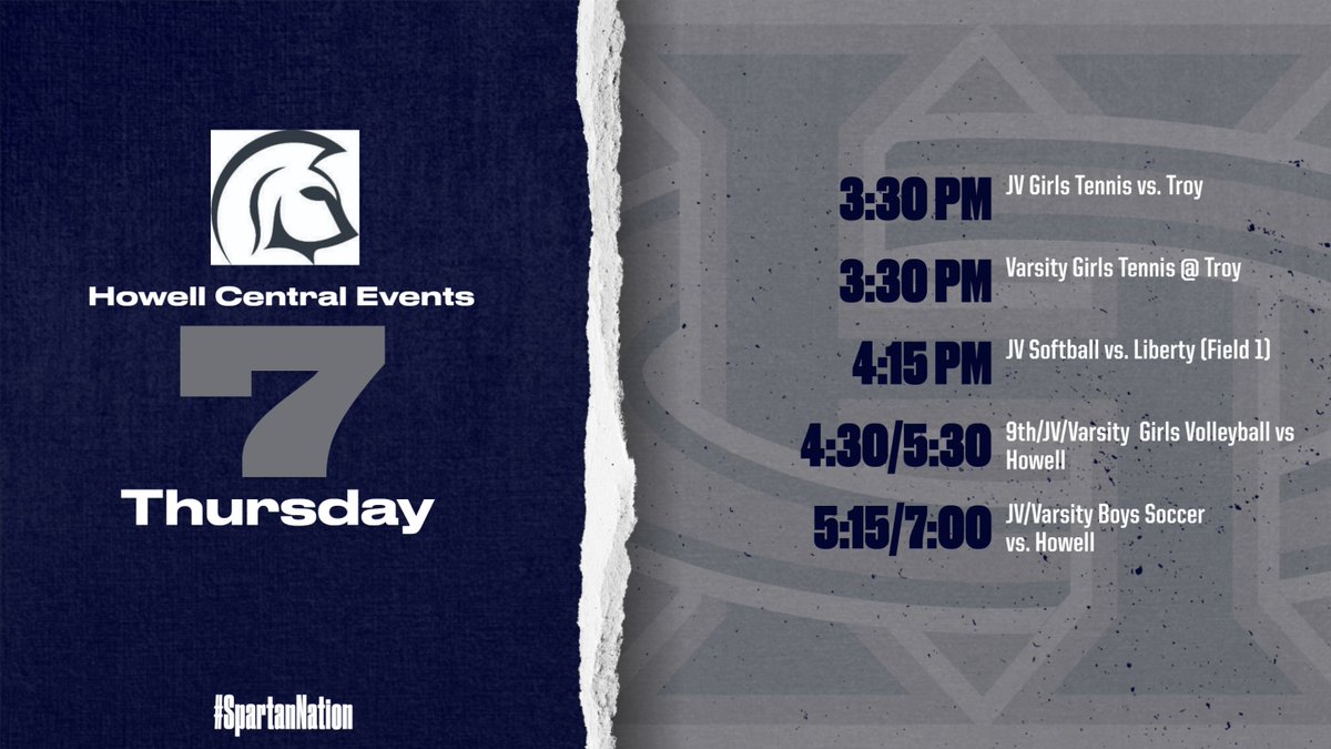 Harris_Mgmt's tweet photo. Another exciting day in SPARTAN Nation!!   Several home events including welcoming the Vikings in Girls Volleyball &amp; Boys Soccer!!  #CompeteWithClass https://t.co/k63Y1TzDBN