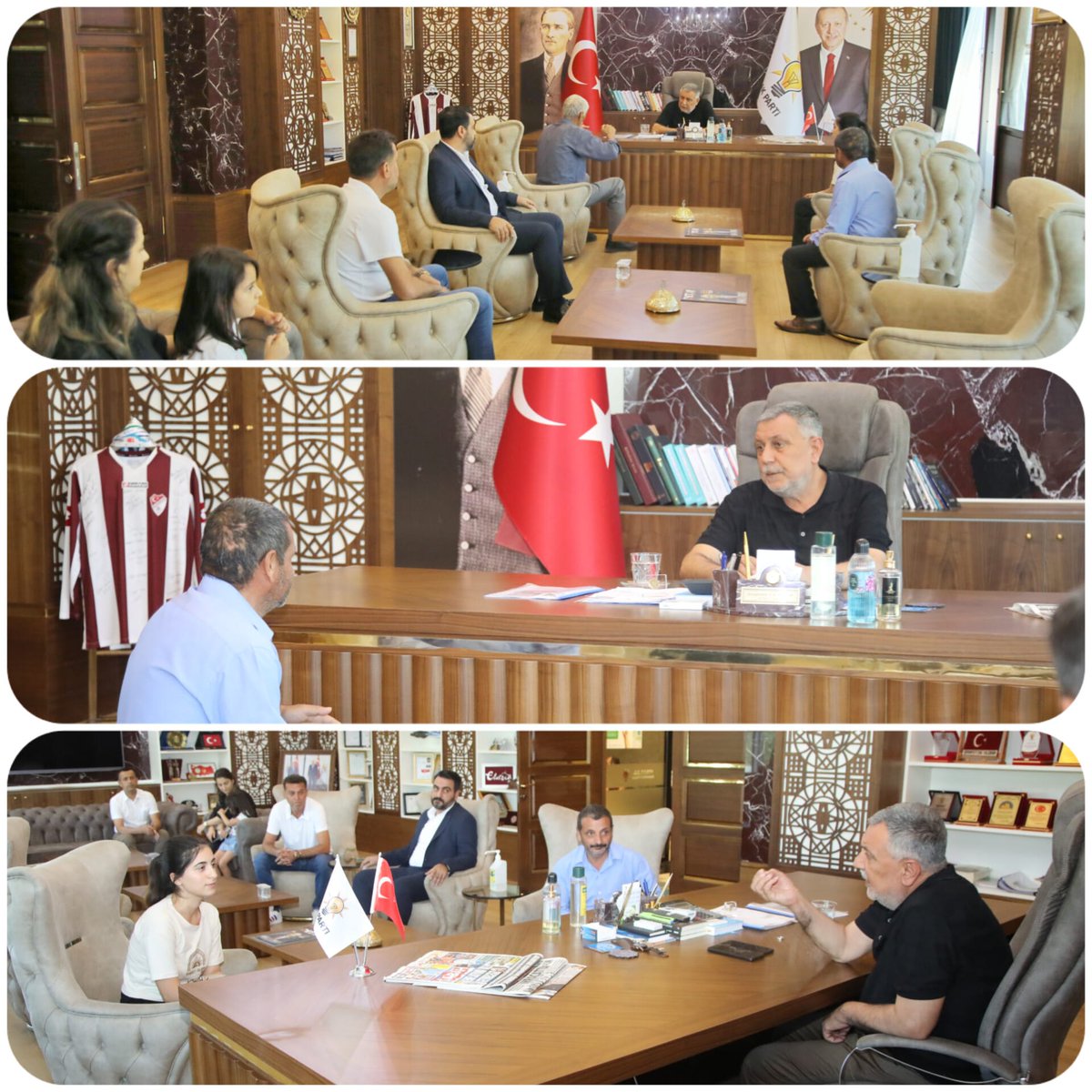 serefyildirim23's tweet photo. 📍AK Parti Elazığ İl Başkanlığı 

Vatandaşlarımızın sorunlarını dinledik, sohbet ettik. Oluşan ihtiyaçlarını giderebilme noktasında yapabileceklerimizi not aldık.

Hemşehrilerimizin çözüme kavuşturulması için bize emanet ettiği her sorunun takipçisi olacağız.

@Akparti @erkankandemir