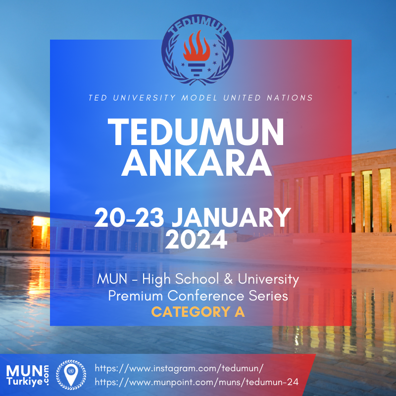 MUNTurkeycom's tweet image. The school season is coming up! If you are in Ankara, make sure to save the date for 2 amazing MUN conferences suggested by MUNTurkey.com (Category A) and powered by MUNPoint.com munpoint.com/muns/bestmun-23   munpoint.com/muns/tedumun-24
