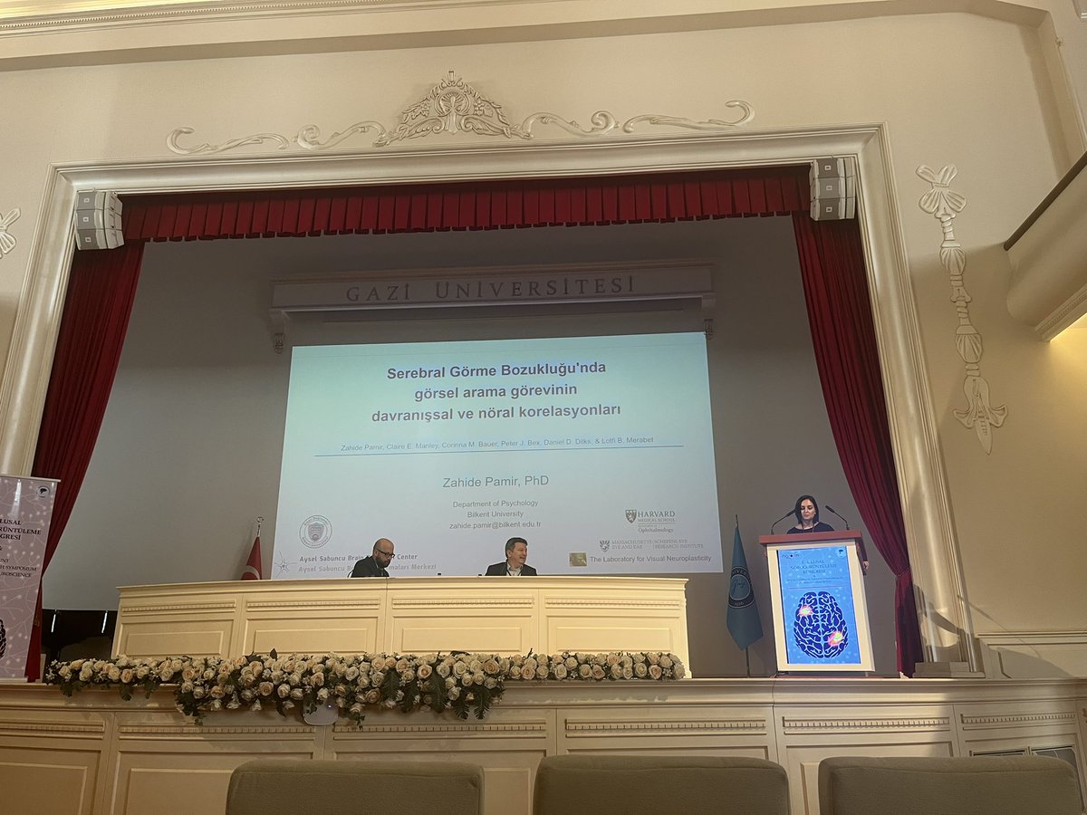 Burcu Ayşen Ürgen (@baurgen) on Twitter photo Zahide Pamir <a href="/ZahidePamir/">Zahide Pamir</a> is giving her talk on functional impairments in people with cortical visual impairment at #NGK2023 Zahide Pamir <a href="/ZahidePamir/">Zahide Pamir</a> is giving her talk on functional impairments in people with cortical visual impairment at #NGK2023