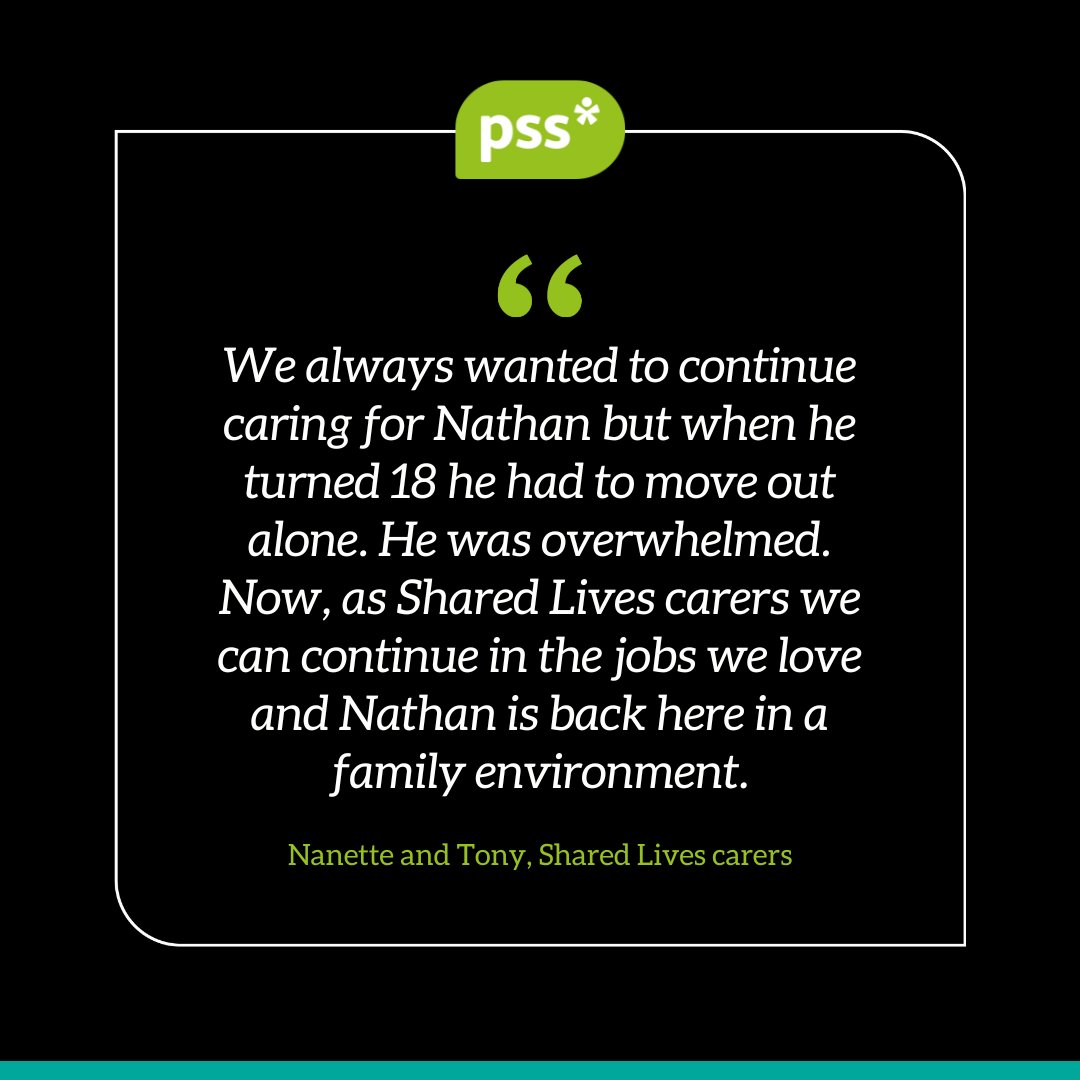 PSSpeople's tweet image. 11,000 teens age out of foster care every year, often meaning they have to move out on their 18th birthday.

That's five years earlier than the national average. 

Shared Lives can keep #foster families together after 18

🔗sharedlivescarers.com

#FosterFamily #StayTogether