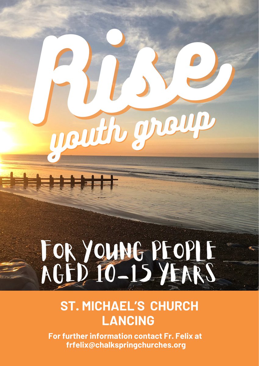 Fr. Felix Smith (@revfelixsmith) on Twitter photo New Rise Youth Group flyers looking good. Looking forward to our relaunch <a href="/ParishofSLS/">Parish of South Lancing and Sompting</a> <a href="/ChichesterDio/">Chichester Diocese</a> New Rise Youth Group flyers looking good. Looking forward to our relaunch <a href="/ParishofSLS/">Parish of South Lancing and Sompting</a> <a href="/ChichesterDio/">Chichester Diocese</a>