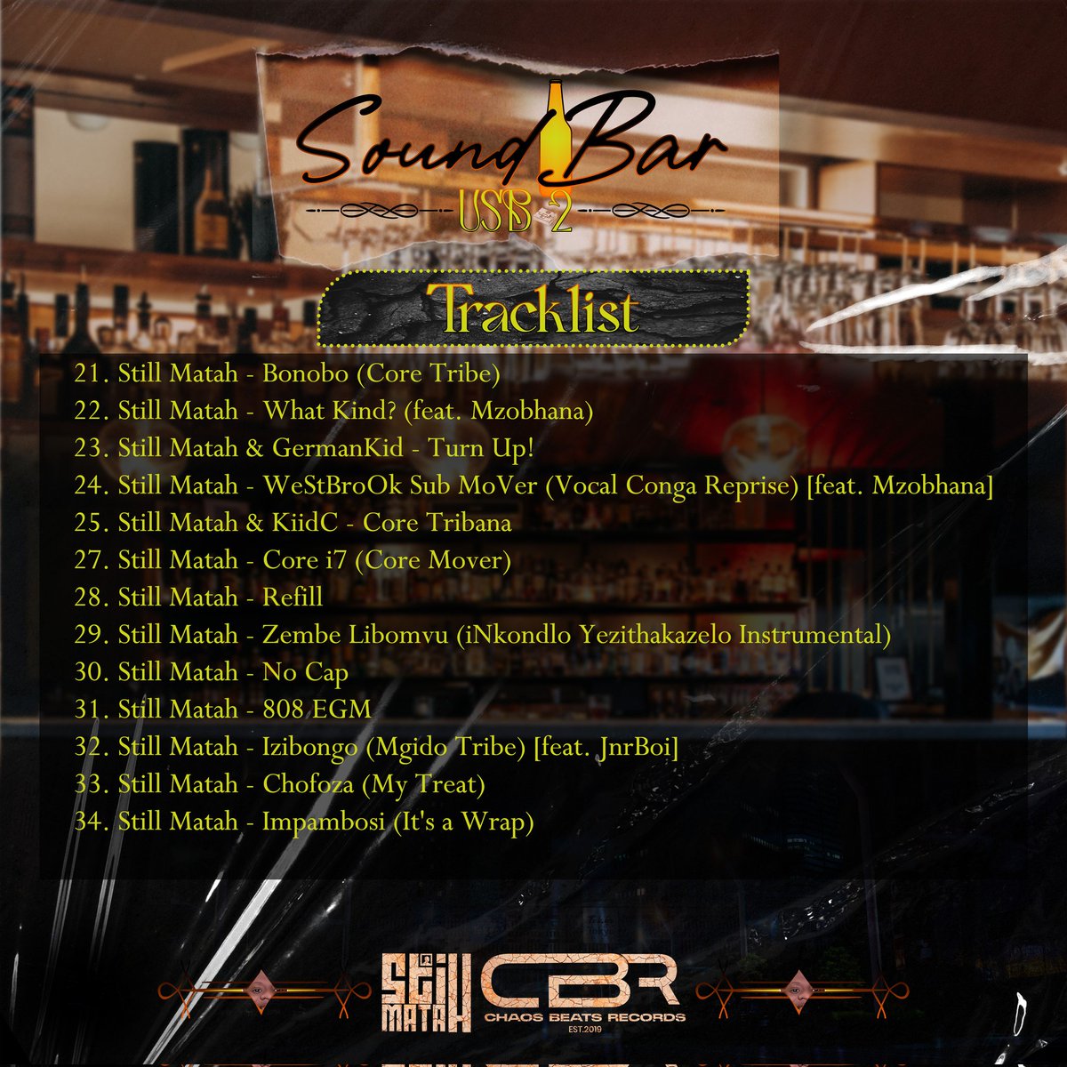 StillMatahZN's tweet image. SoundBar_USB 2 OUT on Selected Music Platforms💃🏽🕺

🔗: ditto.fm/soundbar-usb-2

🏷️#SoundBar_USB2 #MzobhART #M3🍵  #mygqomaintthesameastherest😜 #yourgqomaintthesameasmine #wedontplaythesamegqom #StillMat_uProducer✌️ #Gqomoza #uThayela #amagogogo #Gqom #iGqom #iGqomu #Gqomu