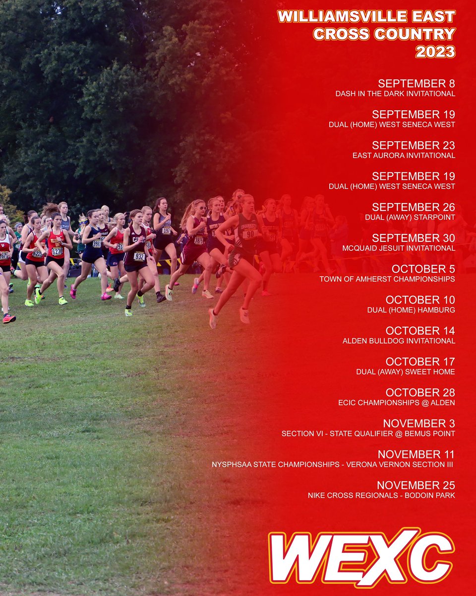 wexctf's tweet photo. Excited for the new season to start and what is to come! Good luck to everyone who is racing this year! Run hard and stay healthy! #GoFlames @WillEastFlames @EastSeaOfRed @WillEastHigh https://t.co/oWwPy2stU5
