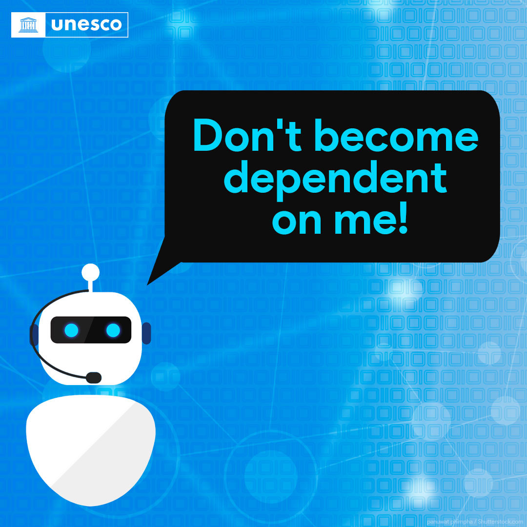 🔴 BREAKING  ‌

<a href="/UNESCO/">UNESCO 🏛️ #Education #Sciences #Culture 🇺🇳</a> has published the first-ever guidance for Generative #AI in education.   We must ensure that #ArtificialIntelligence helps learners to boost their potential, not diminish it.    Learn more: on.unesco.org/44Ejf6x  #TechOnOurTerms