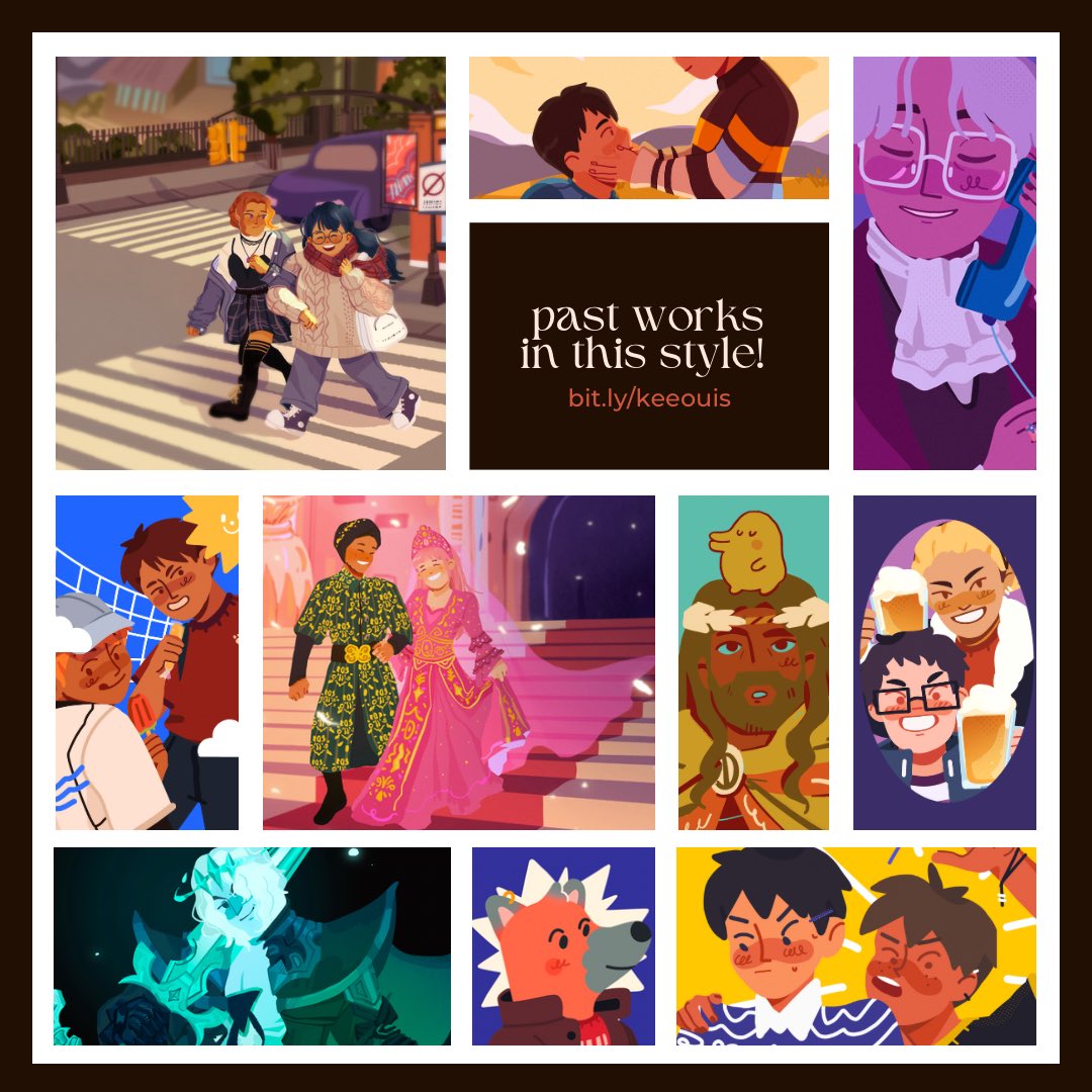 📣 • EMERGENCY C0MMISSIONS ‼️

i really need some extra help with paying for my tuition for my last (!!) semester at uni! 🥹 c0mmissions are my only source of income for now so RTs are also super appreciated!!