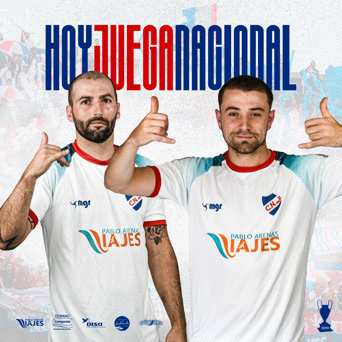 HOY JUEGA NACIONAL 🔵⚪️🔴
#CopaAUFUruguay 🤩

🆚Juventud Unida
🏟️Complejo 1 de Mayo (Libertad)
⏰20:30

Día histórico para el club. Es hoy, eh.. Vamo el bolso 🤜🏼🤛🏼