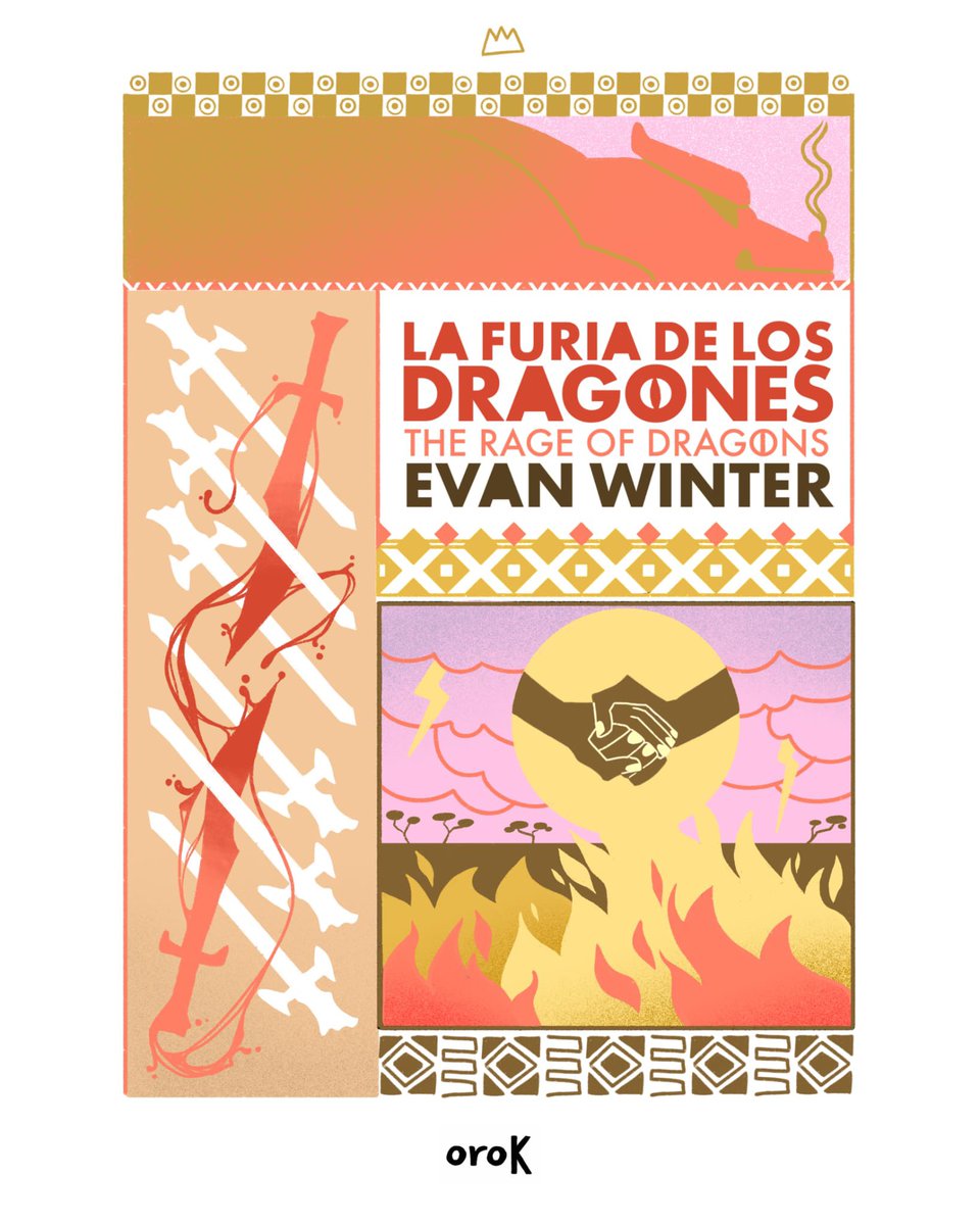 Desvelamos el arte de la portada para #lafuriadelosdragones de Evan Winter
Para este libro hemos querido salirnos de convencionalismos gráficos del género para representar la magia, la vida y los colores que respira esta historia.