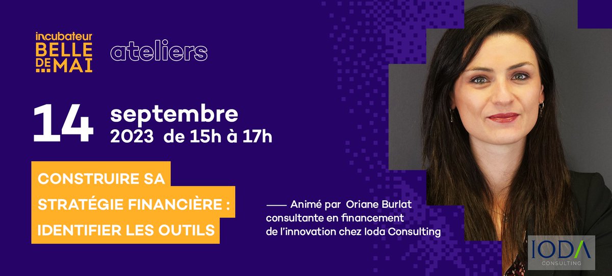 Incubateur Belle de Mai (@incubateur_bdm) on Twitter photo J-7 avant l'atelier sur le financement de l'innovation présenté par <a href="/Iodaconsulting/">Ioda Consulting</a>
✔️ En pleine levée de fonds ? En construction du BP ? N'attendez pas pour poser vos questions à une experte
👉 Inscription : belledemai.org/ateliers/const… J-7 avant l'atelier sur le financement de l'innovation présenté par <a href="/Iodaconsulting/">Ioda Consulting</a>
✔️ En pleine levée de fonds ? En construction du BP ? N'attendez pas pour poser vos questions à une experte
👉 Inscription : belledemai.org/ateliers/const…