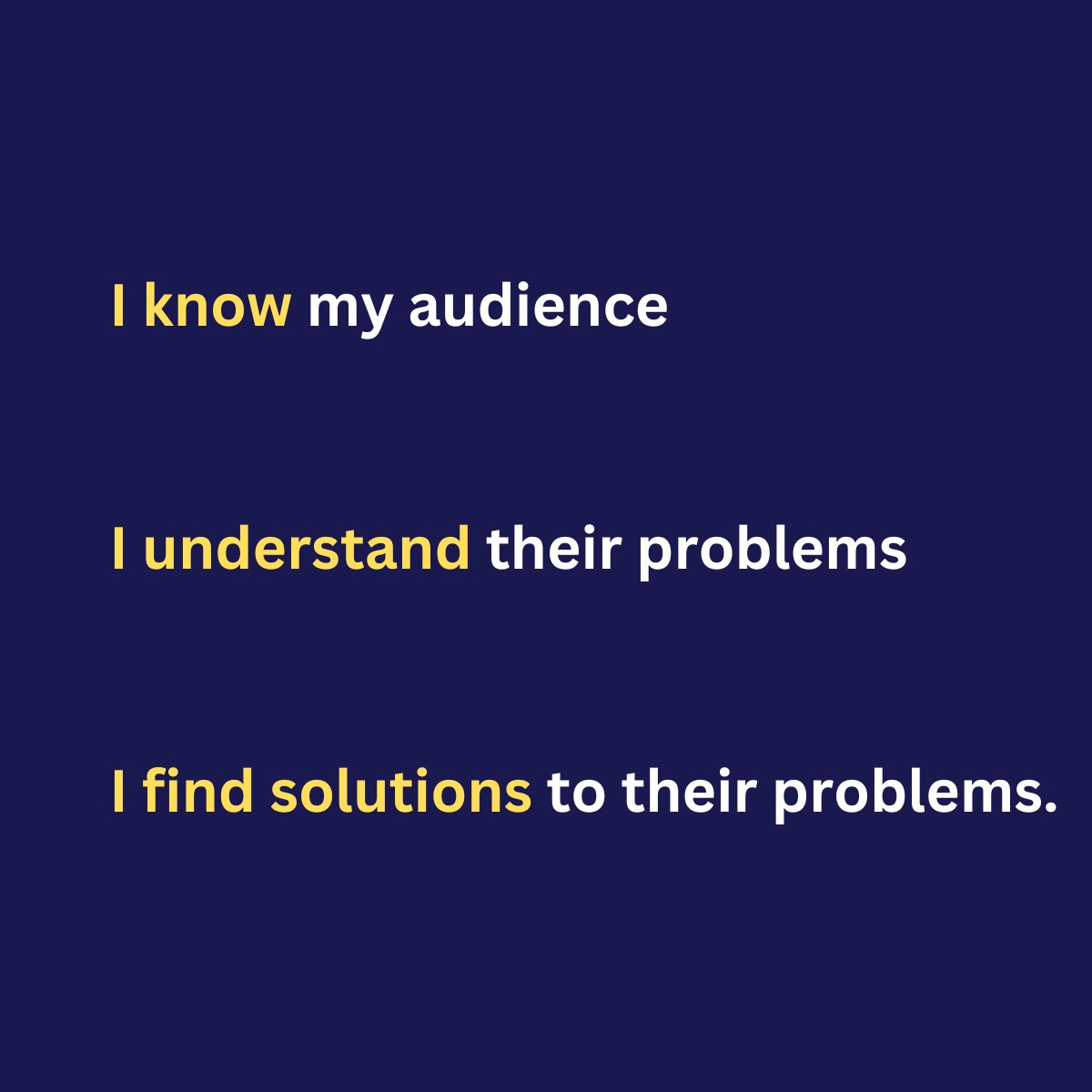 d_thesimplifier's tweet image. I sell the problem I solve, Not the product.🎯
I know my audience. 
I understand their problems
I find solutions to their problems. 📈

#thesimplifier #sales #clients #solutions #founders