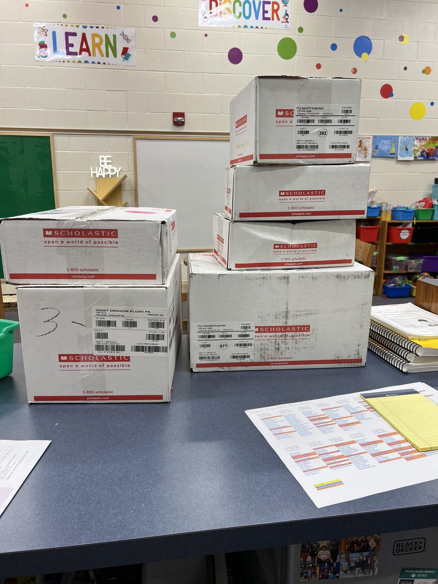 When students have a chance to earn FREE books on Fridays by reading, a girl needs to order the books.