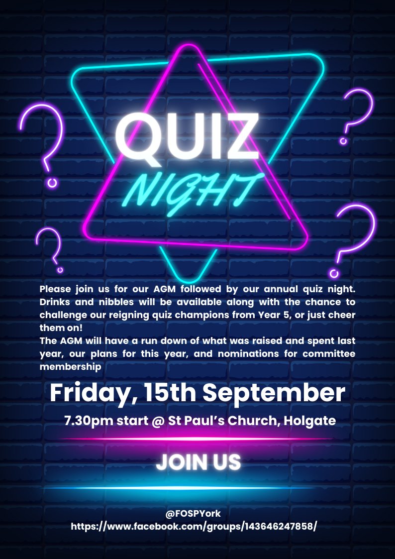 Quiz time! @StPaulsCofEYork