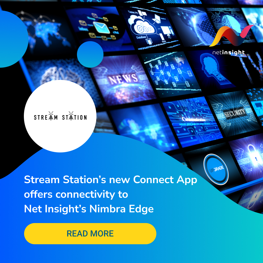 NetInsight's tweet photo. We're thrilled to share our latest case study in collaboration with Stream Station!

Their innovative Connect App now seamlessly integrates with Nimbra Edge, ensuring a robust and efficient delivery.

Read more: https://t.co/PTkO1z0kzZ

#NetInsight #StreamStation #NimbraEdge https://t.co/Fo9S2x4jlo
