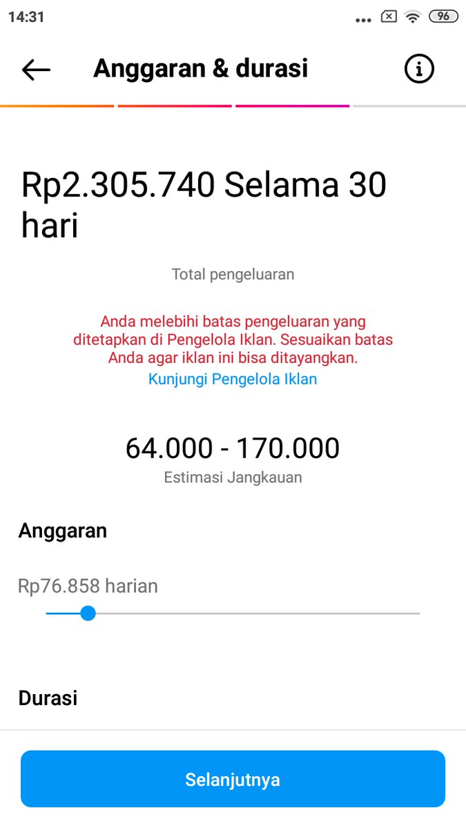 fahmidayan's tweet photo. ada yg tau cara ngatasin gabisa promosiin postingan instagram?? tampipannya kaya gini, nah tapi buat atur batas pengeluarannya gabisa diklik?

Bromo https://t.co/WH7ZLiSX80