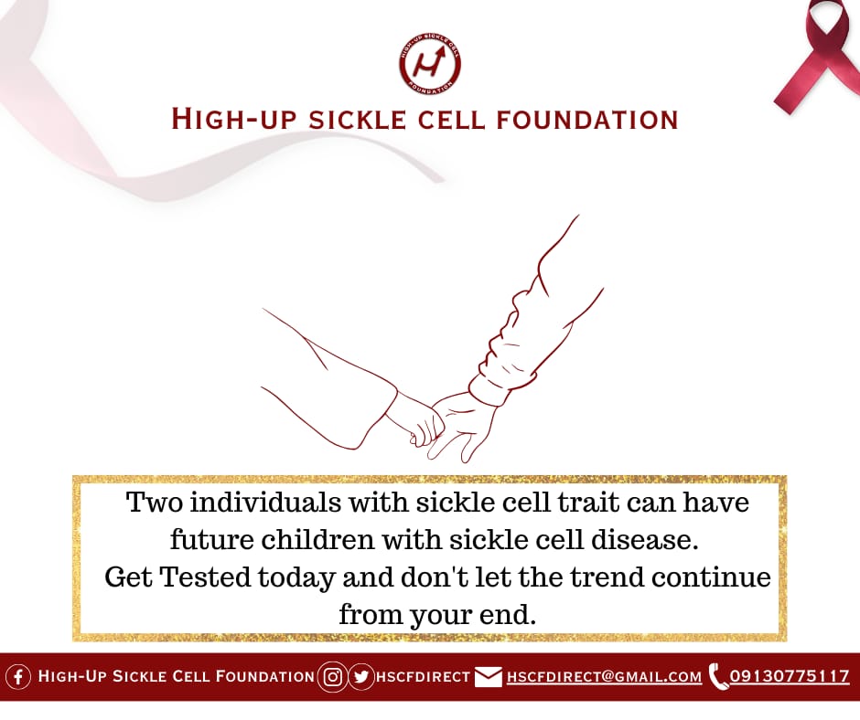 MUHIBIMUTMAINA1's tweet photo. #Let's break the cycle together.
#HSCF
#Sicklecellawarenessmonth
#Sickletember
#Knowyourgenotype
#Stopstigmatization https://t.co/FBmGBtKqNd