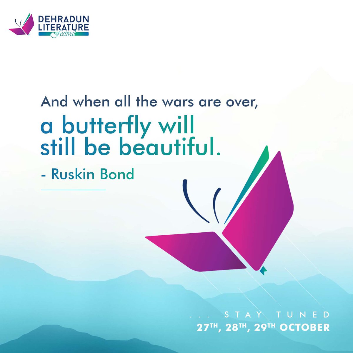 doonlitfest's tweet photo. The new logo of the Dehradun Literature Festival encapsulates both these elements, adds a burst of colour and creates a new visual language for a forum where vibrant discussions take flight.
#DehradunLiteratureFestival #Literature #Dlf2023 #MasterStoryTellers https://t.co/xHXs9s4wQf