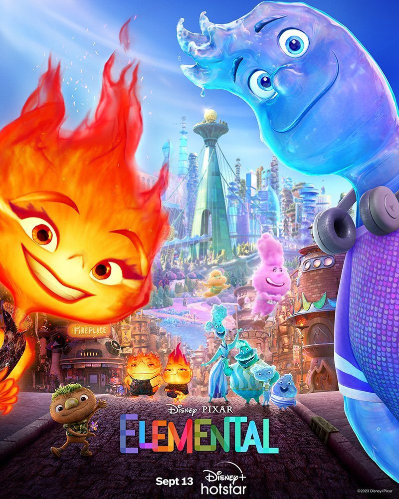 #StreamingUpdate🔔

#Elemental Will Premiere On September 13th On #DisneyPlusHotstar

Audio available in Eng. Hin.

#cinemaaghar