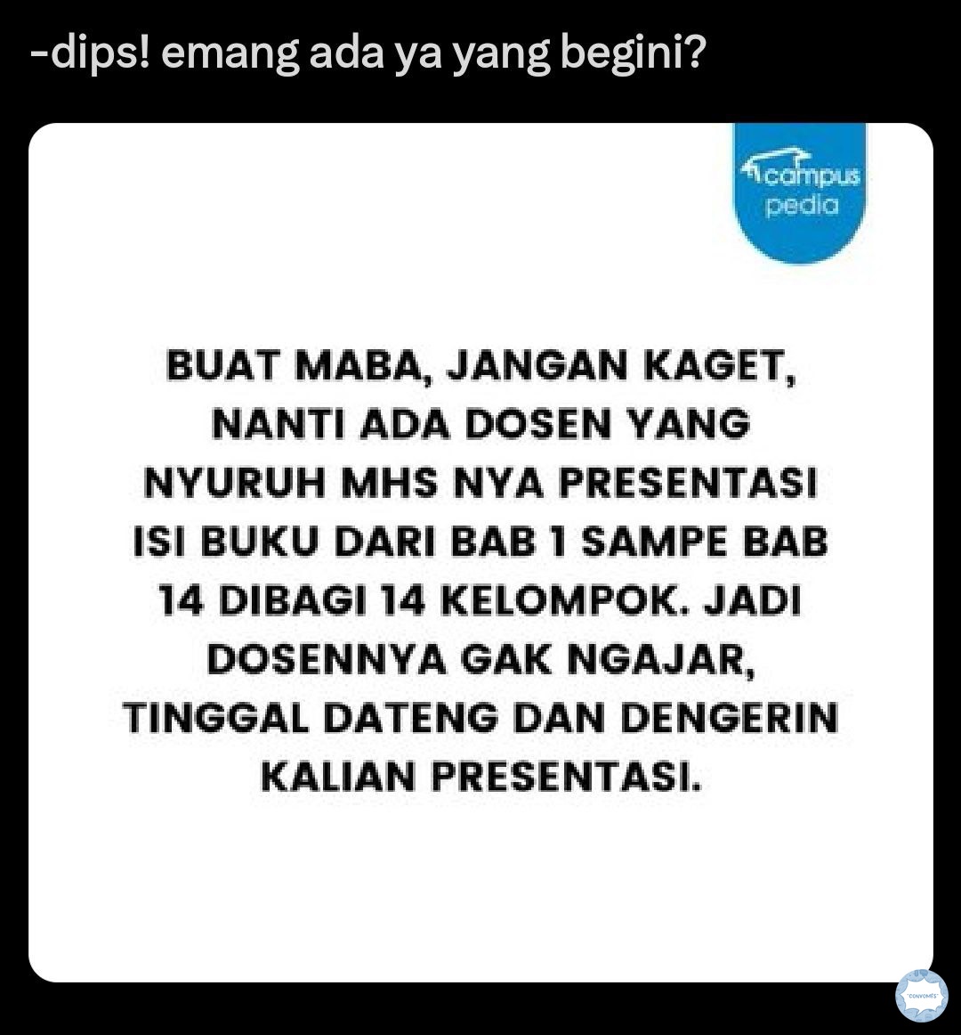 convomfs's tweet photo. 🤍 HAH BUKANNYA SEMUA MATKUL EMANG GINI YA??? https://t.co/P0COoXFu8E