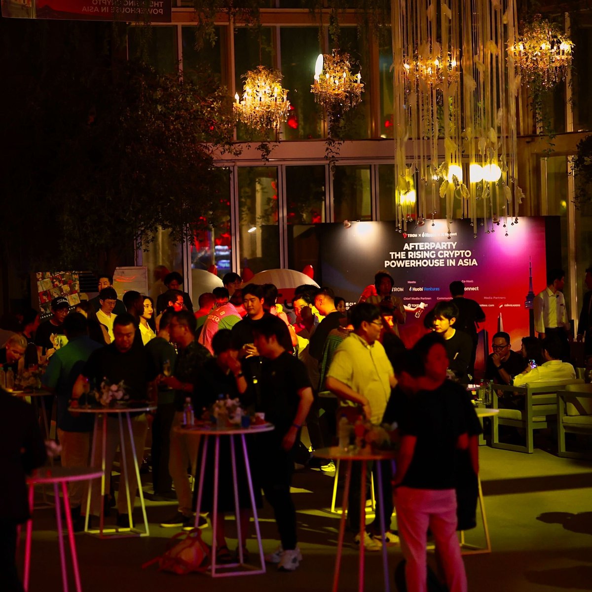 trondaoCN's tweet image. 🤗难忘的Afterparty，愉快的派对时光！#KBW2023 #TRON