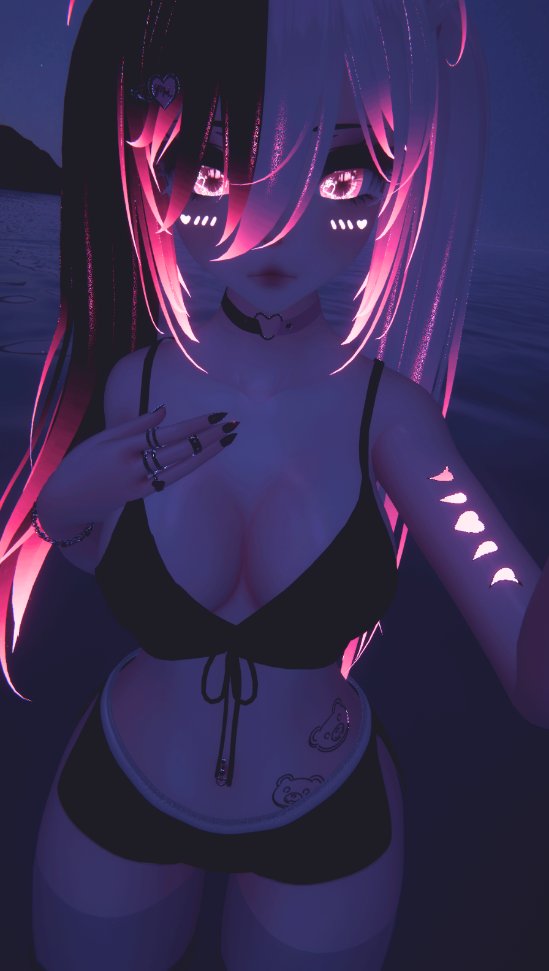 Rezzyuma's tweet photo. So, I will be branching more into #VRChats streams.
I know it's not what most people who followed me has signed up for, and for that I am sorry. But I am scared to take this leap into new content, but I feel it's a good choice for me. I won't stop playing fps games, I will still game with you all when I can...
I am just enjoying myself so much to be able to talk with you all more personally and I can actually focus on chat easier while streaming vrc. Not to mention, the #Vrc community is just so welcoming and kind! It's way different than the fps community, and I am really enjoying it.
Also, I know I people will start questioning why I have such a big dono goal on stream... That's because the VR Headset I'm using is borrowed, it's not mine and when the person who owns it asks for it back I will have to do so. So we have a goal to get me my own vr headset with full body tracking so I can host vrc streams easier for you all and to make things fun~!
I also wanna thank some cuties who have been so beyond helpful and kind to me thus far since I've joined VRC streaming and have encouraged me so much to keep going: @Meepadeetweets @Snowyroseyy @Dragon_Of_Dvk @MattiEatzAir @mcboss36 and my incredible mod team. xoxo
If you made it this far, here's a cookie~! (^w^)>o
Also here are my dono link and twitch link~!
Twitch: https://t.co/lmfVEbuAKD
Ko-Fi: https://t.co/AhzGO8yZup