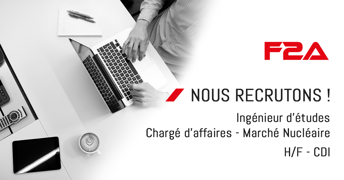 [#JobAlert]📢
#F2A recrute son futur Ingénieur d'études / Chargé d'affaires - Marché Nucléaire – H/F - en CDI à Dagneux (01).
✏ 𝗘𝗻 𝘀𝗮𝘃𝗼𝗶𝗿 𝗽𝗹𝘂𝘀 : f2a.fr/carriere/ingen…
#recrutement #CDI #dagneux #emploi #job #ingénieur #industrie #nucléaire #génieclimatique #rentrée