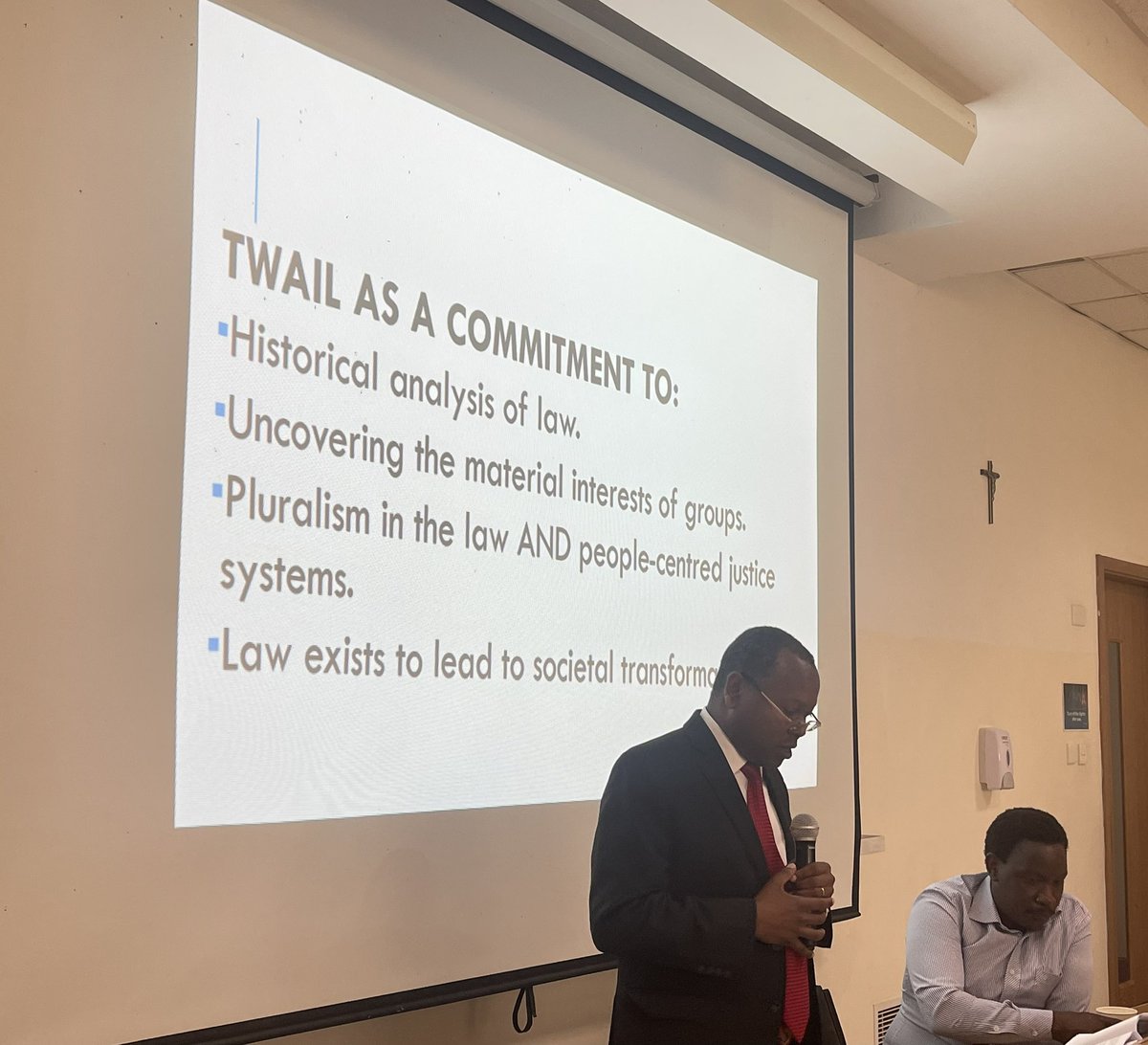 Titi_Adebola's tweet photo. Afronomicslaw TWAIL Workshop (7 September 2023). Keynote: Justice Joel M Ngugi 🔥🔥🔥

TWAIL-Commitments:
-Historical analysis of law.
-Uncovering the material interests of groups.
-Pluralism in the law and people-centred justice systems.
-Societal transformation.
#afronomicslaw https://t.co/4bvINIA6aa