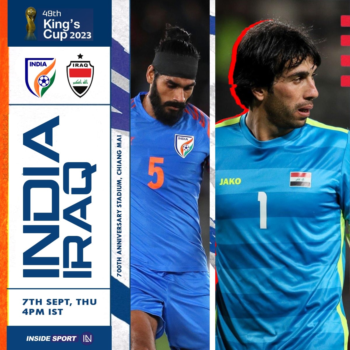 InsideSportIND's tweet photo. Intense showdown in the King's Cup 2023 as India takes on Iraq 🔥😍⚽

#INDvIRQ #KingsCup2023 #IndianFootball #BlueTigers #Insidesport #football https://t.co/ZAlWrddrVK