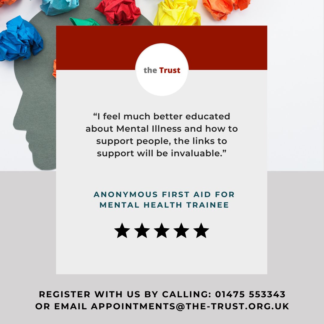 You don't need to believe us! Hear what our service users think of our services! If you're interested in employability support and training, give us a call on 01475 553343 or email appointments@the-trust.org.uk to register.