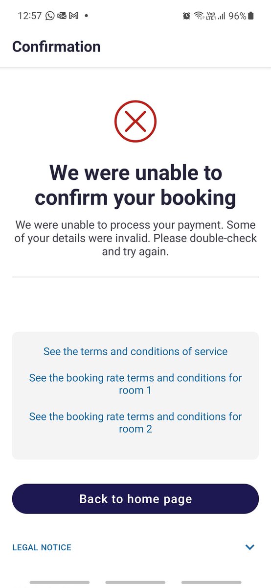 deepakpant's tweet photo. @All trying to do a hotel booking using ALL app but unable to after multiple tries. Request your help
Thanks https://t.co/k9XI8qO609