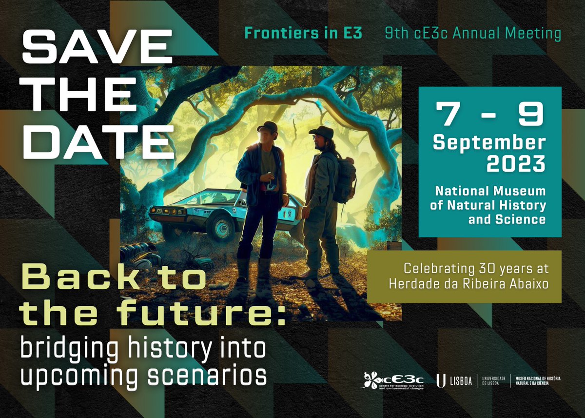 I'm very happy to be in beautiful Lisbon to talk about #museomics and #biodiversity conservation. And, as a fan of back to the future, it is even more exciting! Thanks to  <a href="/CE3CResearch/">CE3C</a> for the invitation!