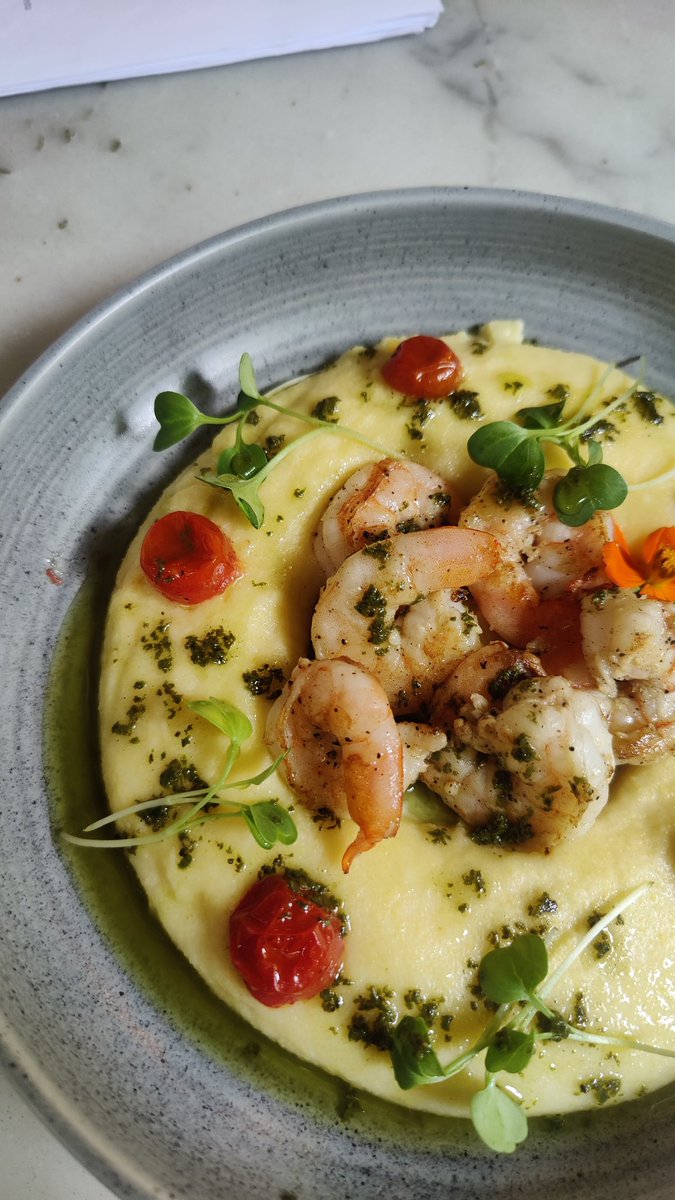 ZHCindia's tweet photo. Venetian shrimps at Cafe De Flora, New Delhi. #italian #pesto #Jawan #cafedeflora https://t.co/IXYLY8Ldvy