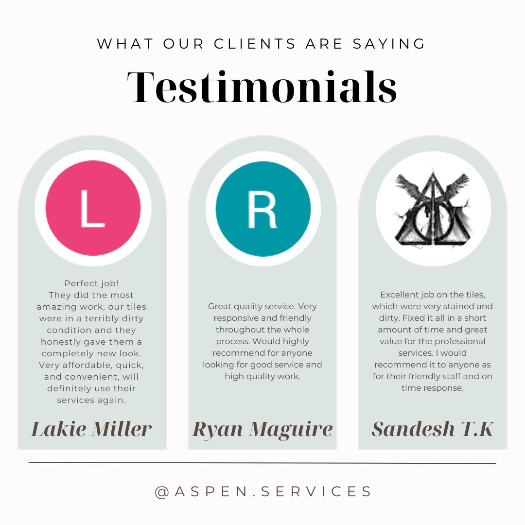 Aspen_Service's tweet photo. Our valued clients speak out about our cleaning services. From sparkling interiors to spotless exteriors, we're proud to be your trusted cleaning partners.
Hear their stories and discover the difference we can make! ✨
#CleanSpacesHappyFaces #ClientLove #ProfessionalCleaning https://t.co/mme1SZ0Bmp