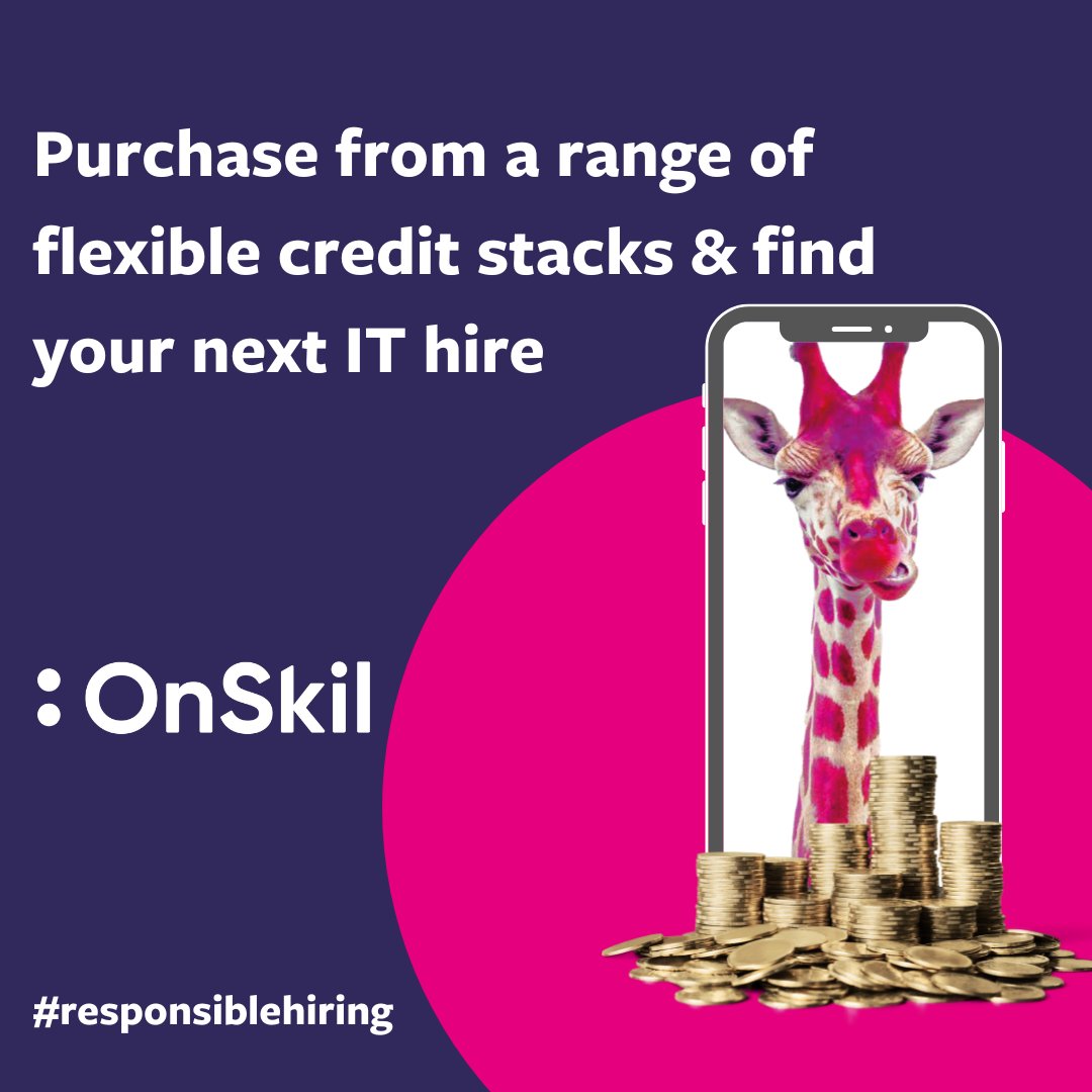 OnSkil, the revolutionary recruitment platform that removes the need for agents, our pricing is based on Job Credits, not commissions; you only pay for the number of jobs you need to fill!

Get in touch today at onskil.com/hiring 

#ITSector #ITRecruitment #ITJobs #HireIT
