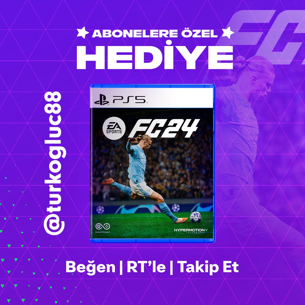 ⭐️EAFC 24 Ultimate Edition Hediyesi⭐️

🚨Bu twiti retweet yap 🔄 ve beğen❤️
- <a href="/TurkogluC88/">Çağdaş Türkoğlu</a> hesabını takip et ✅
- twitch.tv/turkogluc88 abone ol ✅

Kazanan abonemiz 12 Eylül'de açıklanacak.
