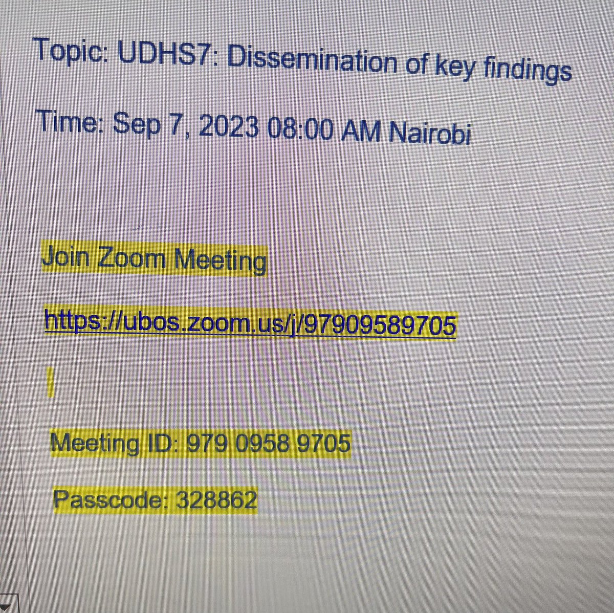 ZakariaFusheini's tweet photo. Currently ongoing @Uganda Demographic and health survey dissemination https://t.co/hczW0x6WcO