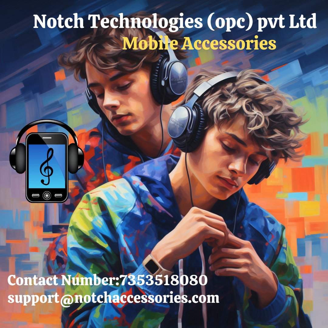 Notch Technologies (OPC) Pvt Ltd

#WirelessNeckband  #WirelessEarbuds #SmartWatches 
#Cables #WirelessSpeakers  #TravelerCharger #wholesalesupplier 
#Wholesales #mobileaccessories #Likecable #charger #Powerbank
#speaker #USBcables