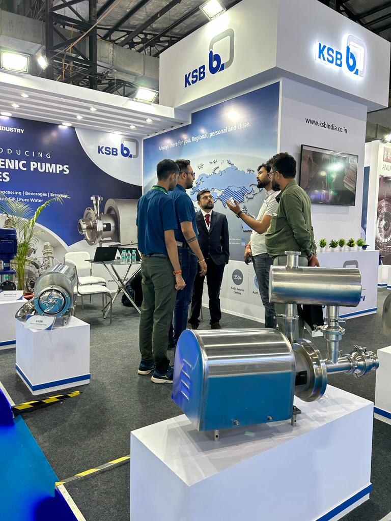 ksb_india's tweet photo. Please visit our #KSB Stall no. P-36, Hall no.: 2 at #ANUTEC-International Food Tech India'23 held at Bombay Exhibition Centre, Mumbai from 7th - 9th September and witness our latest product innovations in hygienic pumps.

#exhibition2023, #expo, #ksblimited #anutecindia2023 https://t.co/UxB0uGpDHw