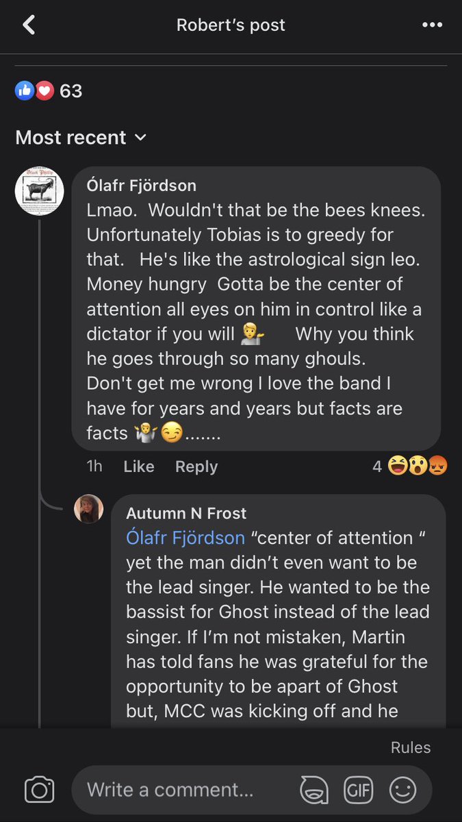 The fuck is this person on about? He hasn’t really gone through that many Ghouls/ettes has he?