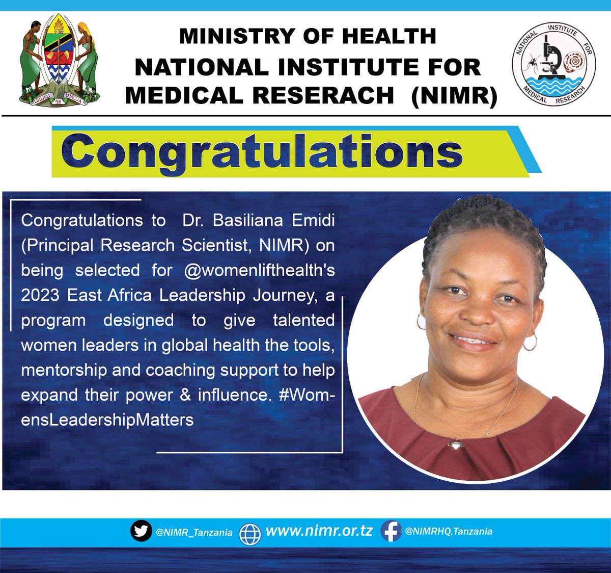 NIMR Tanzania (@nimr_tanzania) on Twitter photo 