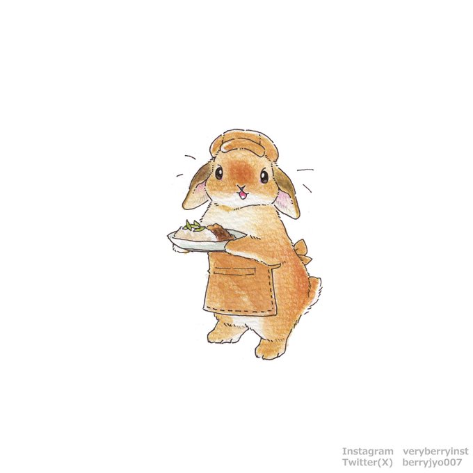 「brown apron」 illustration images(Latest｜RT&Fav:50)