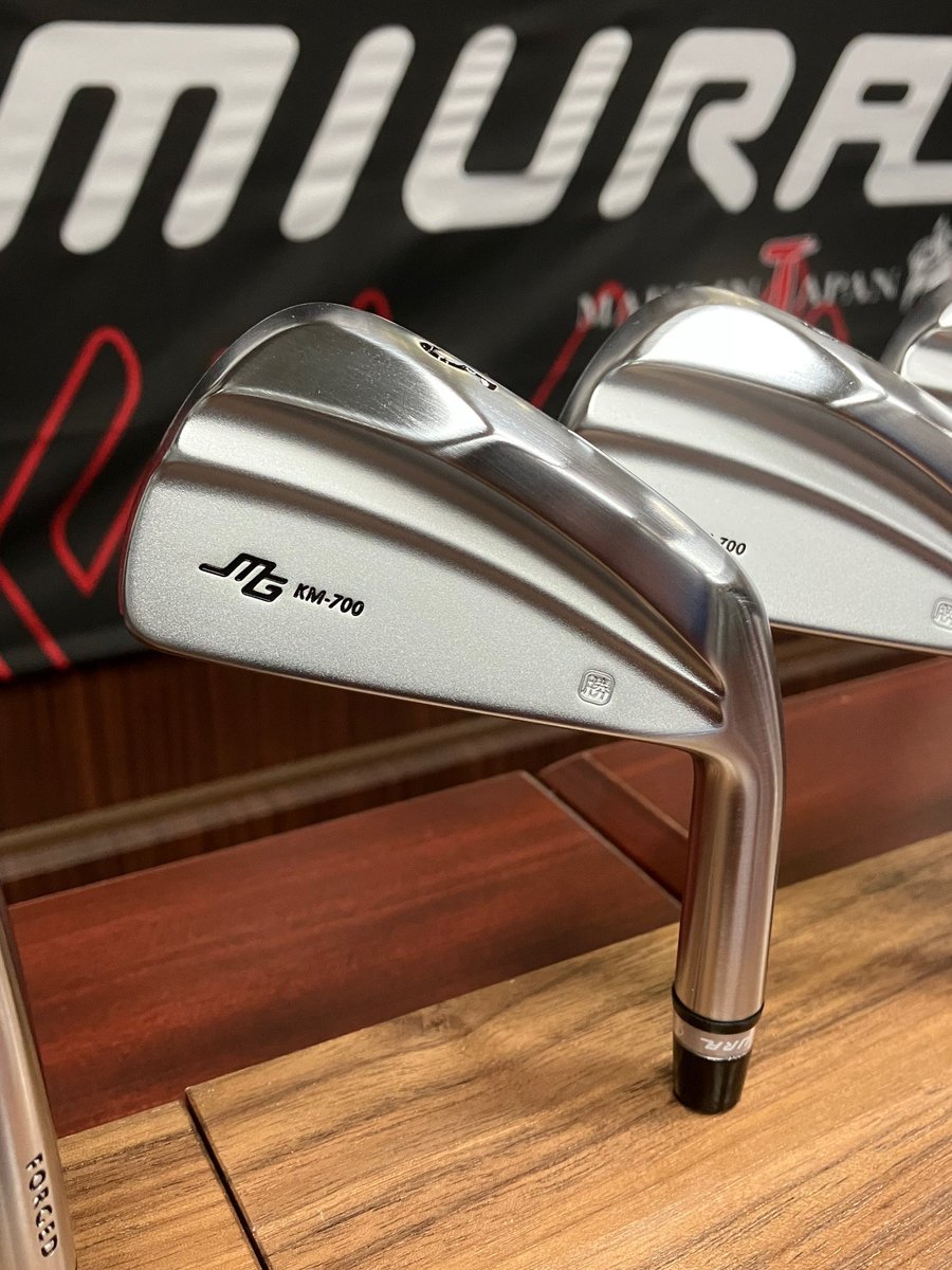 spinlinegolf's tweet photo. ●9月7日(木)三浦技研　CB-302 ノーマルヘッド#5-GW 在庫多くあり。三浦技研　KM-700 #5-PW 在庫多くあり。KM-701ウェッジ　在庫あり。 https://t.co/9rge3m1xQ3