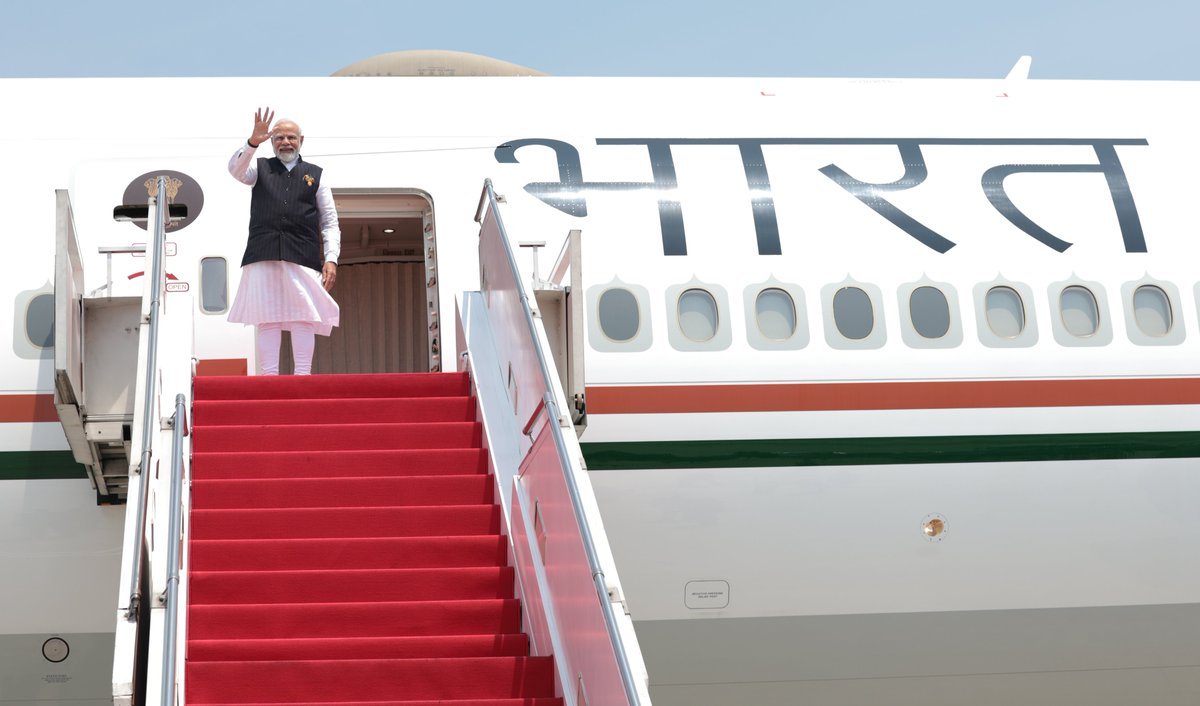 After a fruitful visit to Indonesia, PM <a href="/narendramodi/">Narendra Modi</a> emplanes for New Delhi.