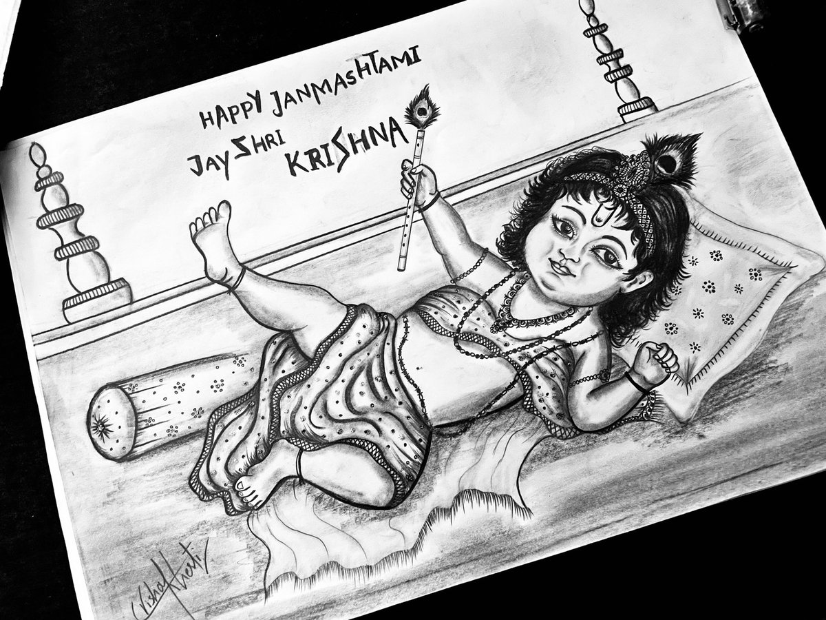 im19vk's tweet photo. @Geetashloks श्री कृष्ण जन्मोत्सव पर ढेरों शुभकामनाएँ। #Krishna #KrishnaJanmashtami #art https://t.co/lOTAdUqjIV