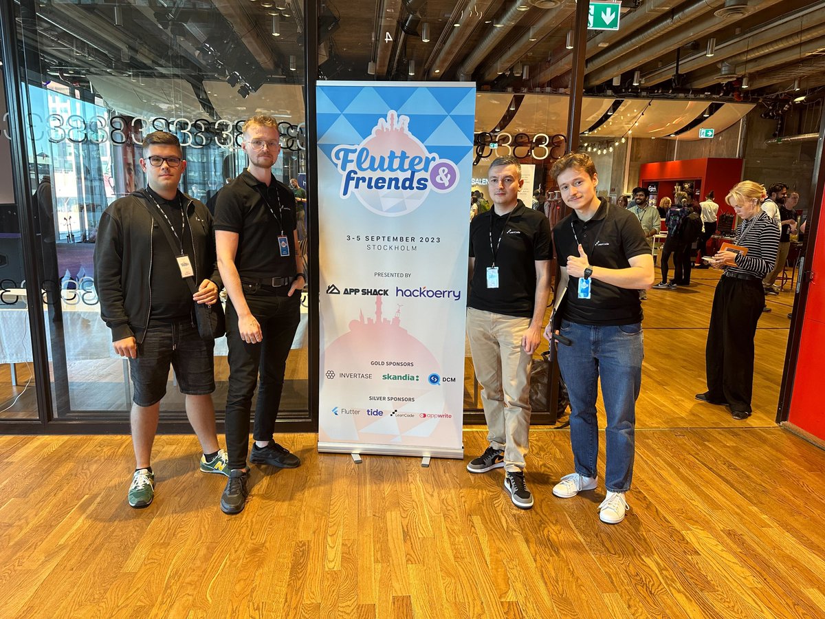 LeanCodePl's tweet image. Our team returned from the amazing @FlutterNFriends conference in Stockholm, supported by LeanCode as a silver sponsor! 🙌 It wasn't just talks but a hub of learning, hands-on #Flutter experience, networking, and new #FlutterCommunity friends. Thanks to all who made it…