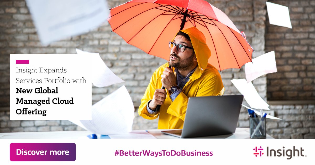 Insight is pleased to announce the launch of our new global #ManagedCloud offering — designed to simplify how enterprises scale their cloud use and gain visibility over performance, costs and security. Get the details here: ms.spr.ly/60139kCqz